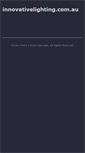 Mobile Screenshot of innovativelighting.com.au